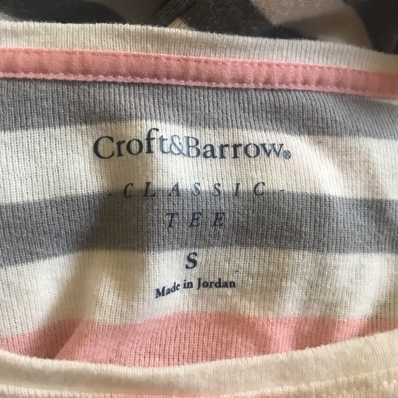 Croft & Barrow - Striped Long Sleeve Tee - Picture 3 of 3